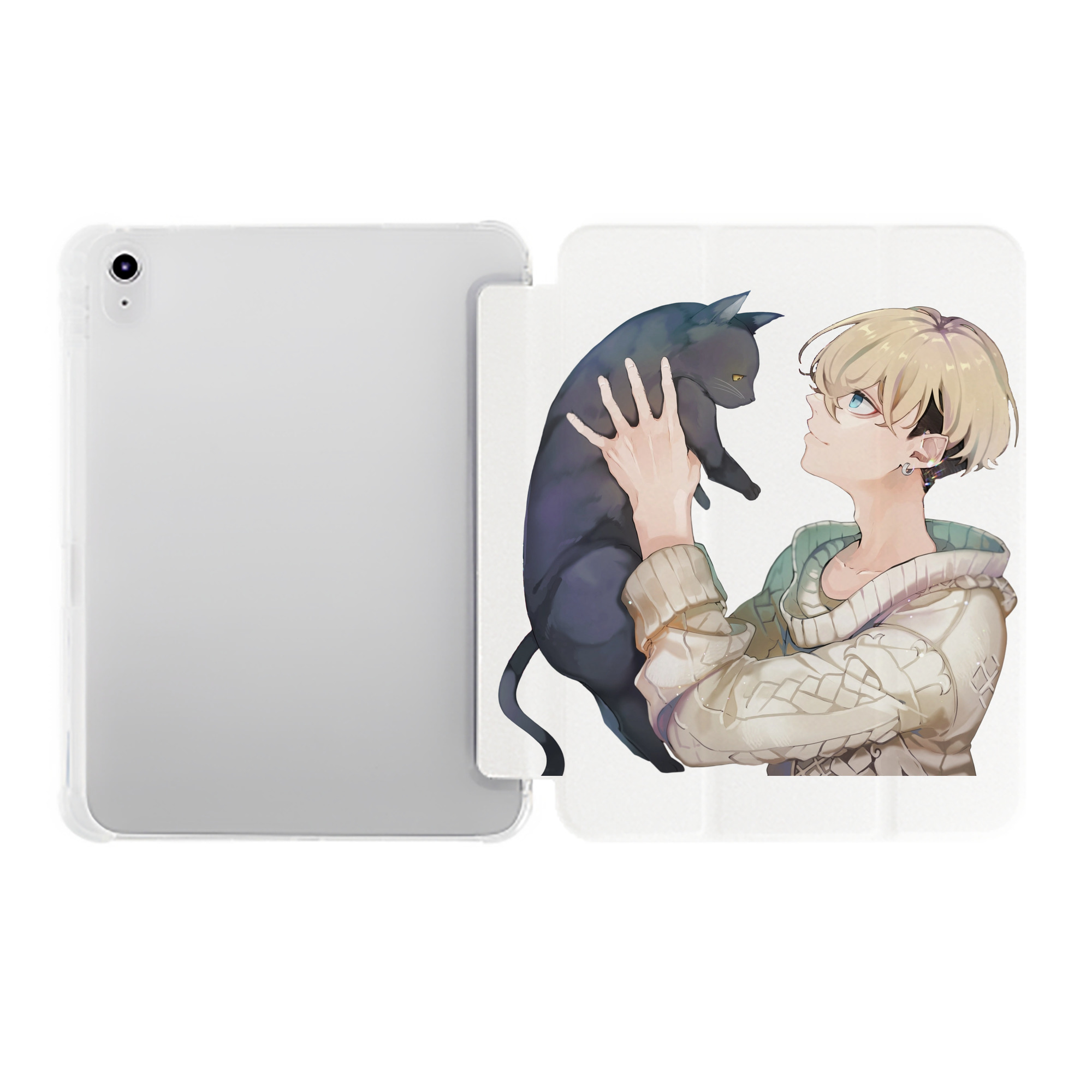 （画像用） 東京リベンジャーズ Tokyo Revengers IPad ケース ペン収納付き 三つ折りスタンド PUレザー×シリコン 対応機種9.5/10.5/10.9インチ